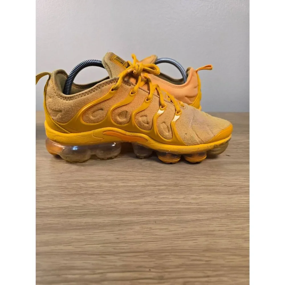 Nike Air VaporMax Plus Yellow Women's Running Shoes Size 8